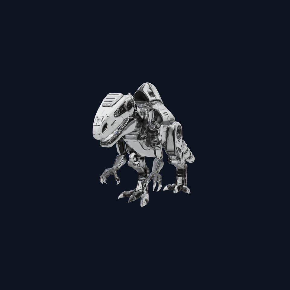 Futuristic Dinosaur Robot Model Pack